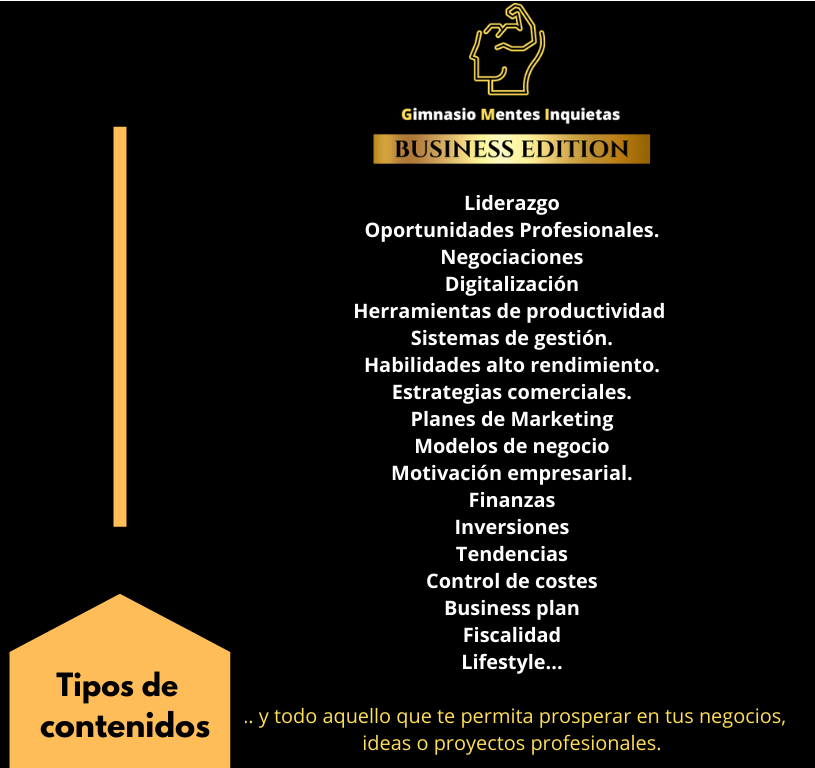 5 tipos de contenidos business mobile