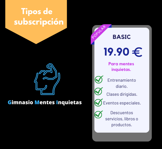 suscripcion basic gimnasio mobile